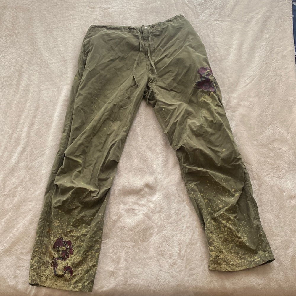 Utility Green Dragon Pants